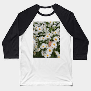 Photo Daisies Baseball T-Shirt